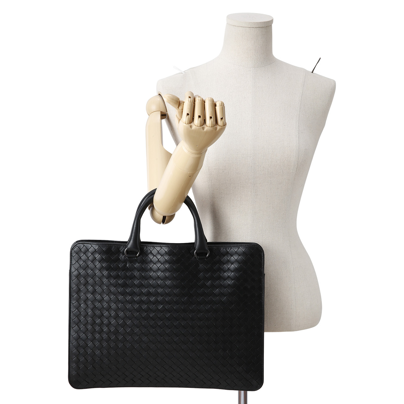 BOTTEGA VENETA(USED)보테가베네타 인트레치아토 위빙 브리프케이스